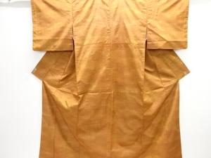 暈し柄織り出し手織り紬着物